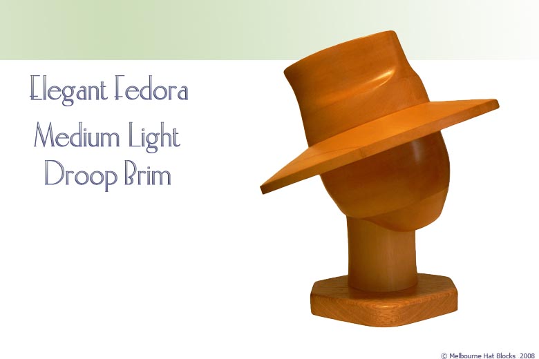 Elegant Fedora + Medium Light Droop